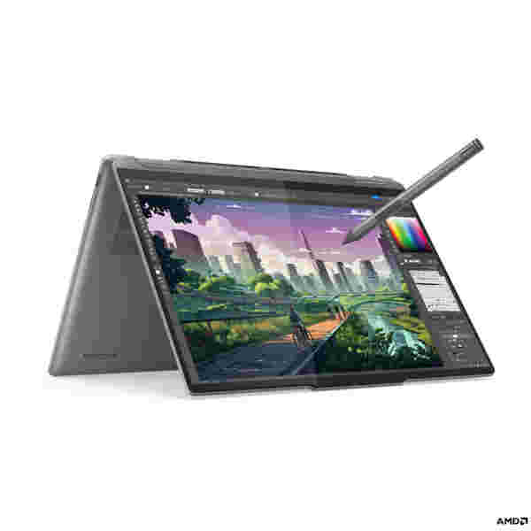 Prenosnik Lenovo 35,5 cm (14,0") Yoga 7 1920x1200 OLED 400nit 60Hz R7-8840HS/16GB/SSD1TB/Digitalno pero/ALU/AMD Radeon 780M/Win11Home (83DK0027SC)