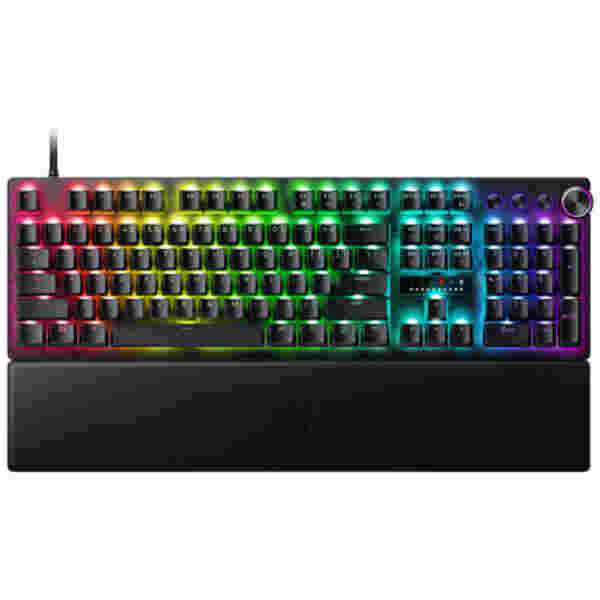 Gaming Tipkovnica Žična Razer Huntsman V3 Pro PBT US international SLO gravura | črna RGB (RZ03-04970100-R3M1)