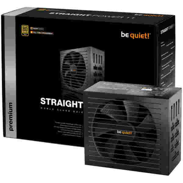 Napajalnik - 750W Bequiet BN283 Straight Power 11 80Plus Gold 93% ATX 12V V2.51 EPS2.92 Modular 135mm črna ()