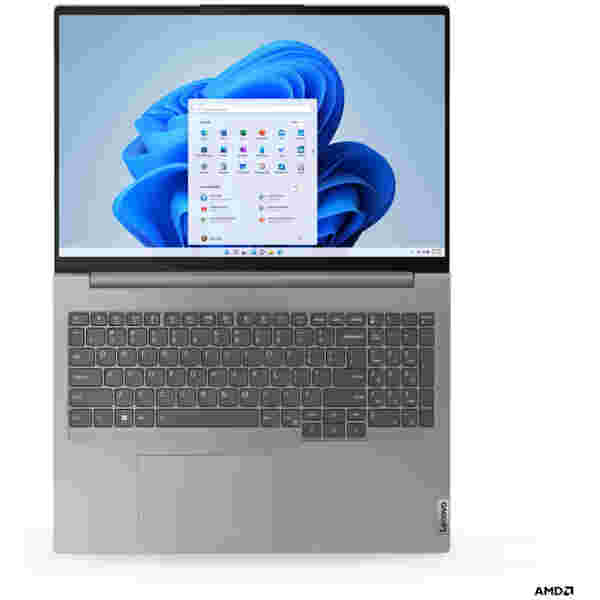 Prenosnik Lenovo 40,64 cm (16,0") ThinkBook 16 G6 1920x1200 IPS 300nit R5-7430U/16GB/512GB/BL/FP/ALU-ABS/AMD Radeon/DOS (21KK008PSC) - Image 5