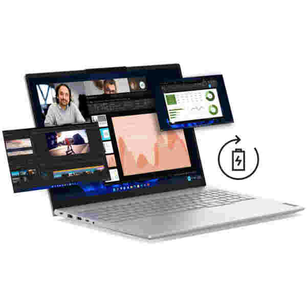 Prenosnik Lenovo 40,64 cm (16,0") ThinkBook 16 G8 1920x1200 IPS 300nit Ultra 5-225U/16GB/512GB/BL/FP/ALU-ABS/Intel Graphics/Win11Pro (21SK0076SC) - Image 3
