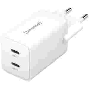 Intenso 40W GaN napajalnik s priključkom 2xUSB-C W40CC