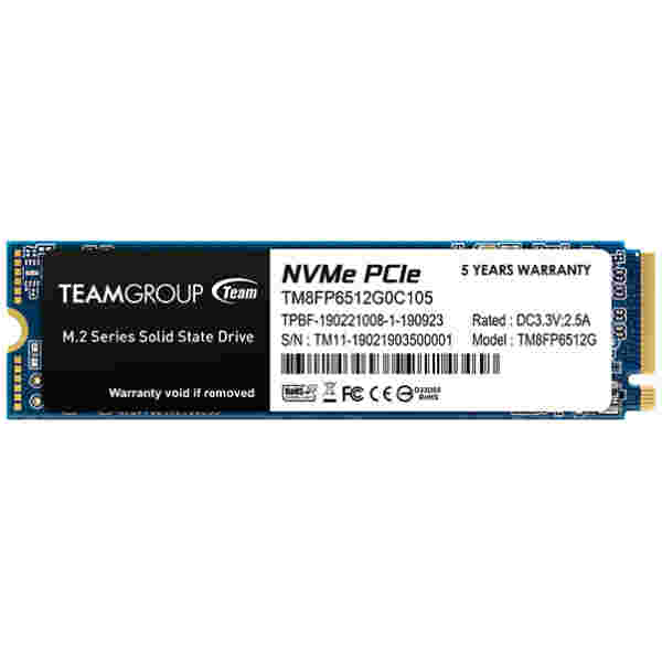 Teamgroup 512GB M.2 NVMe SSD MP33 3D NAND 2280