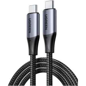 UGREEN USB-C 3.1 Gen2 10Gbps kabel 240W 1m (črn)