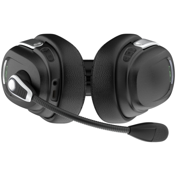 AceZone A-Rise brezžične gaming slušalke Črne - Image 2
