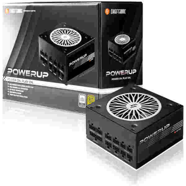 Napajalnik - 850W Chieftec PowerUP Series 80Plus Gold 85% ATX 12V V2.53 Modular 120mm črna (GPX-850FC)