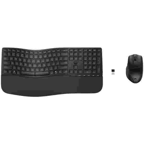 Tipkovnica in miš HP Bluetooth + USB ergonomska 685 Comfort Dual-Mode SLO črna (8T6L7UT#BED)