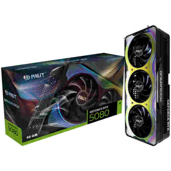 Grafična kartica nVidia RTX5080 Palit GameRock - 16GB GDDR7 (NE75080019T2-GB2030G)