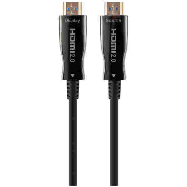 KABEL HDMI/HDMI M/M 10,0m Cablexpert AOC optični pozlačeni kontakti V2,0 UHD 4K z ethernet (CCBP-HDMI-AOC-10M)