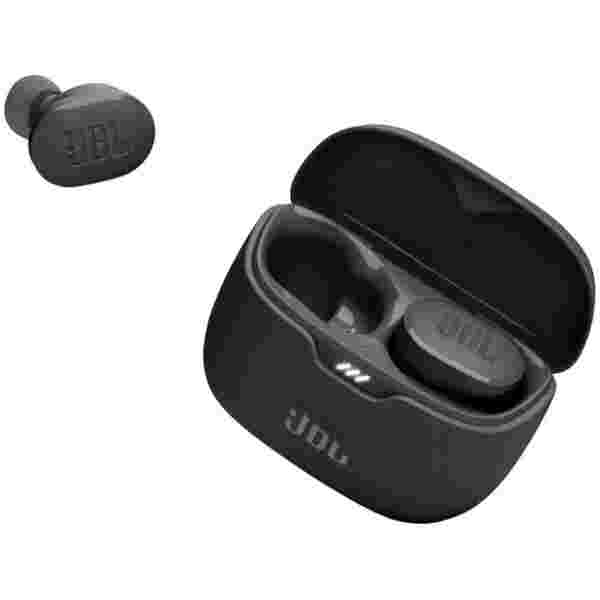 Slušalke brezžične JBL ušesne z mikrofonom BT Tune Buds TWS črne z mikrofonom (JBLTBUDSBLK)