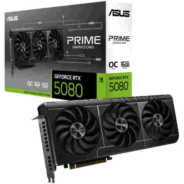 Grafična kartica nVidia RTX5080 Asus Prime OC Edition - 16GB GDDR7 (90YV0LX0-M0NA00)