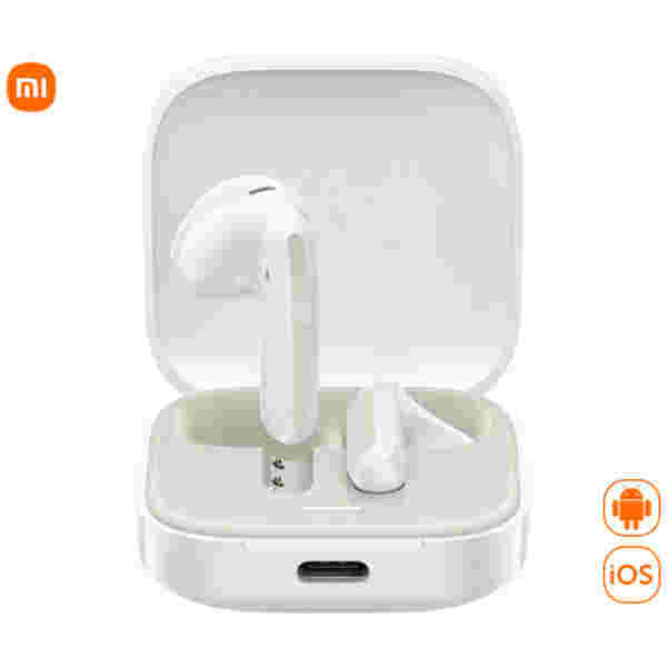 Slušalke brezžične Xiaomi ušesne BT Redmi Buds 6 Active bele (6941812777527)