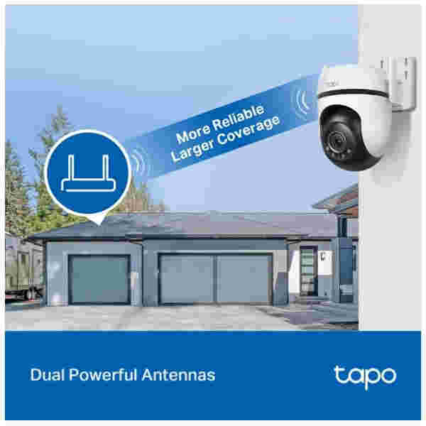 TP-LINK Tapo C520WS 2K QHD 360° Pan/Tilt zunanja Wi-Fi varnostna kamera - Image 5