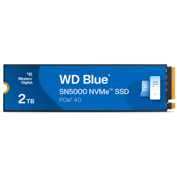WD 2 TB NVMe SSD BLUE SN5000 PCIe Gen4 x4