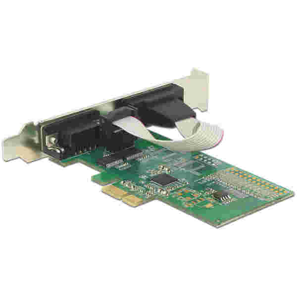 Kontroler PCI-Express => 2x serijski COM port RS232  9pin Delock - Image 4