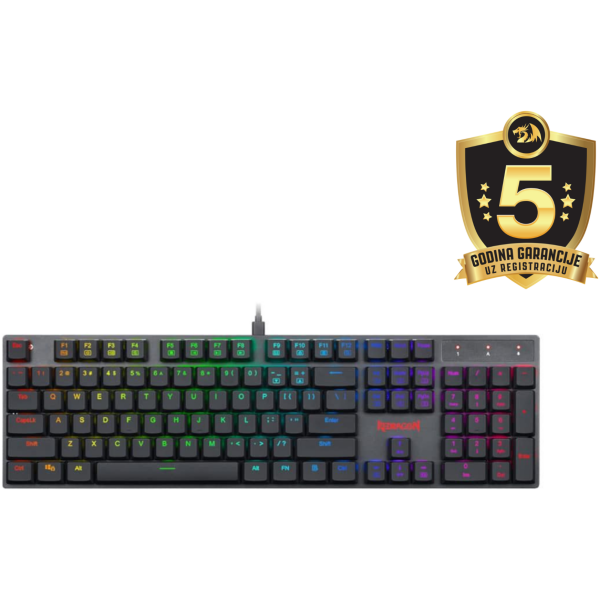 GAMING TIPKOVNICA REDRAGON K535 APAS PRO RGB WIRELESS/WIRED MECHANICAL MODRA STIKALA