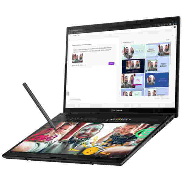 Prenosnik Intel 2x 35,5 cm (14,0") Zenbook Duo 1920x1200 OLED na dotik 400nit 120Hz Ultra 7-255H/32GB/SSD1TB/BL/ALU/Intel Arc/Win11Pro (90NB14X1-M00790) - Image 5