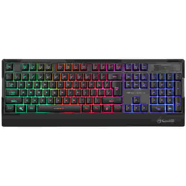Gaming Tipkovnica Žična Marvo K606 SLO  - US International | SLO gravura črna RGB (9952)