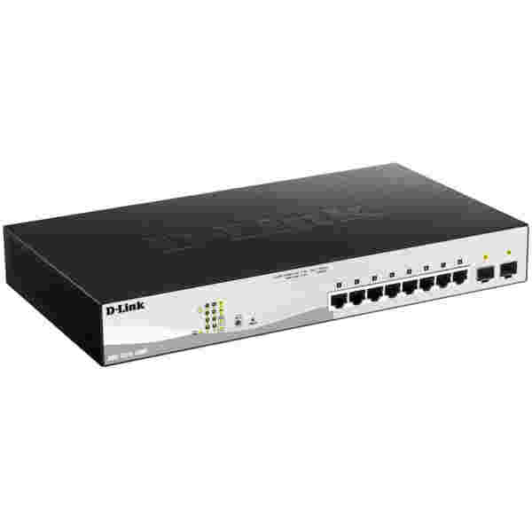 STIKALO 8-PORT D-link DGS-1210-10MP 10/100/1000 PoE Managed (DGS-1210-10MP/E)