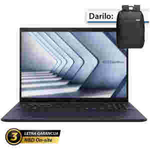 Prenosnik Asus 35,5 cm (14,0") ExpertBook B3 1920x1200 IPS 300nit Ultra 7-155H/16GB/SSD1TB/BL/FP/Priložen nahrbtnik/Intel Graphics/Win11Pro (90NX0711-M00HM0)