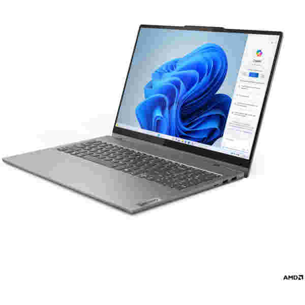 Prenosnik Lenovo 40,64 cm (16,0") IdeaPad 5 2-in-1 2048x1280 OLED na dotik 400nit R7-8840HS/16GB/512GB/BL/FP/ALU-ABS/AMD Radeon 780M/Win11Home (83DS004JSC)