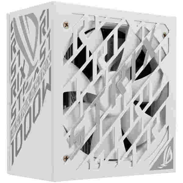 Napajalnik - 1000W Asus ROG STRIX 80Plus Platinum 92% ATX 3.1 (Gen5) Modular 120mm bela (90YE00W4-B0NA00) - Image 4