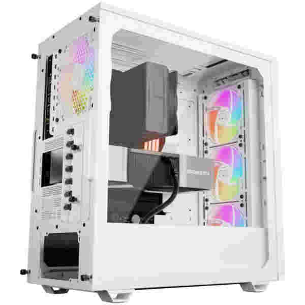 Ohišje be quiet! Pure Base 501 LX MidiATX - bela RGB - Image 3