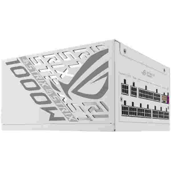 Napajalnik - 1000W Asus ROG STRIX 80Plus Platinum 92% ATX 3.1 (Gen5) Modular 120mm bela (90YE00W4-B0NA00) - Image 2