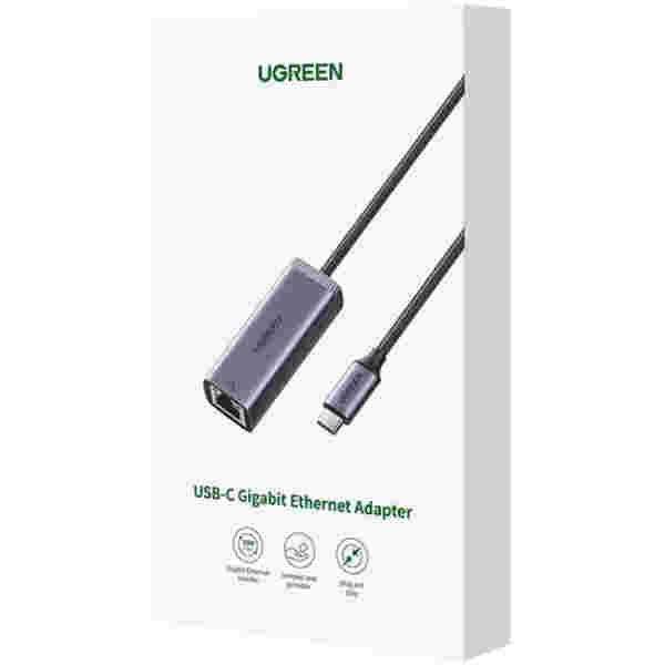 Mrežni adapter USB-C => LAN RJ45 100/1000 Ugreen gigabit (50737) - Image 2
