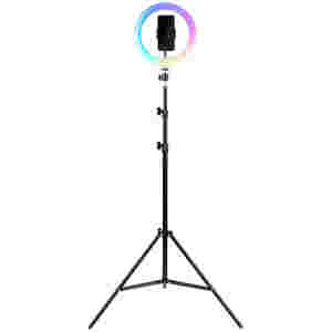 HAVIT RGB LED svetlobni obroč s tripod stojalom