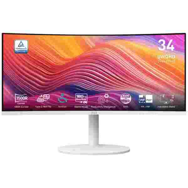 Zaslon MSI Modern MD342CQPW 34" / UWQHD / 120Hz / 1ms MPRT / ukrivljen / bel