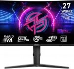 Zaslon MSI MPG 275CQRXF / 27" / WQHD / 240Hz / 0.5ms (GtG) / ukrivljen / črn - Image 2