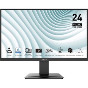 Zaslon MSI PRO MP2412 / 23.8" / FHD / VA / 100Hz / 1ms (MPRT) / črn
