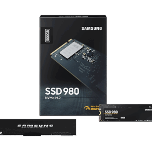 Samsung 500GB 980 SSD NVMe M.2 disk