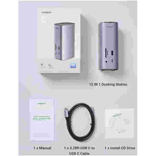 Ugreen Revodok Pro 312 USB-C Priklopna postaja 12v1 90325