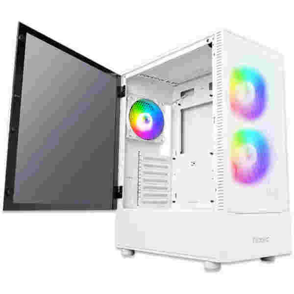 Ohišje  Antec NX410-White NX serija 1x USB3.0 - ARGB LED 2X 140mm spredaj kaljena stranica - slika 4