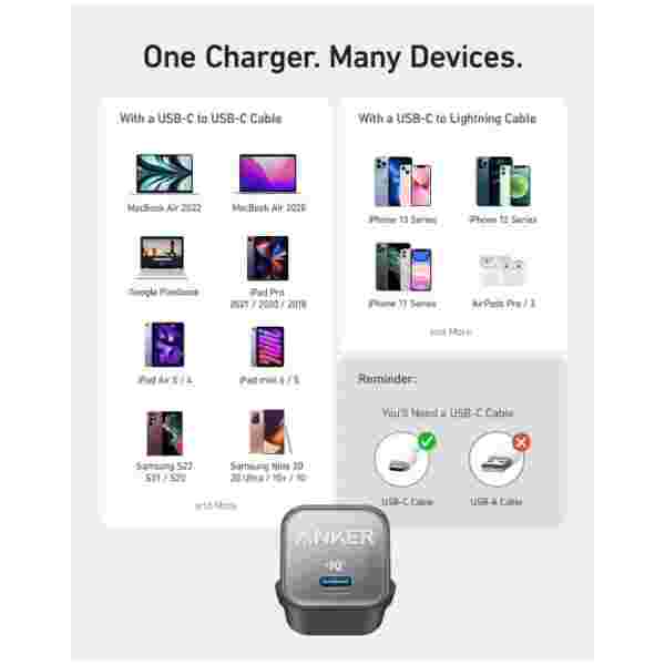 Anker Nano 3 (511) USB-C polnilec 30W