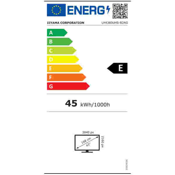 5") LH4360UHS-B2AG 3840x2160 LFD VA 6
