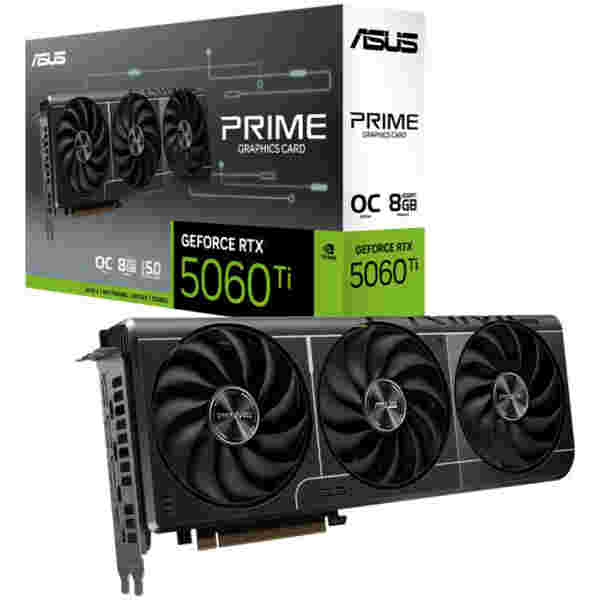 Grafična kartica nVidia RTX5060Ti Asus Prime OC Edition - 8GB GDDR7 (90YV0MP0-M0NA00)