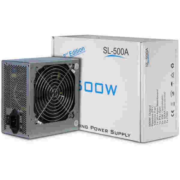 Napajalnik - 500W Inter-Tech SL-500 - - ATX 2.03 Non modular 120mm (88882009)