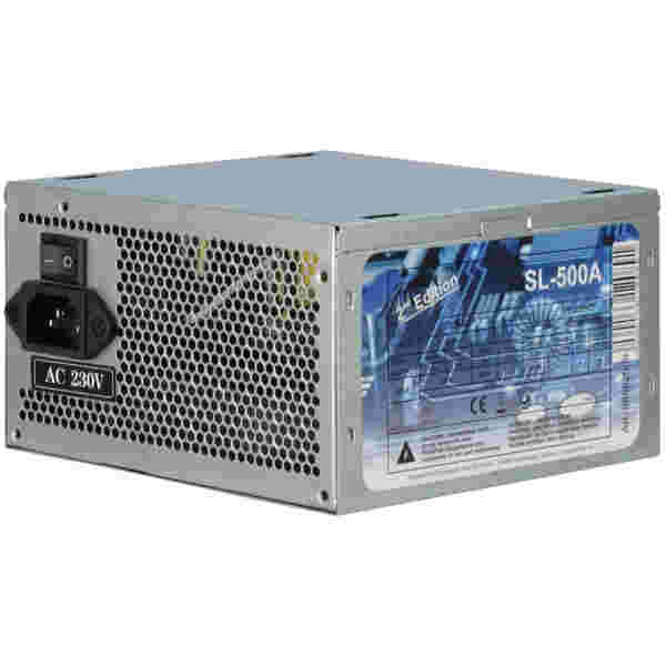 Napajalnik - 500W Inter-Tech SL-500 - - ATX 2.03 Non modular 120mm (88882009) - Image 2
