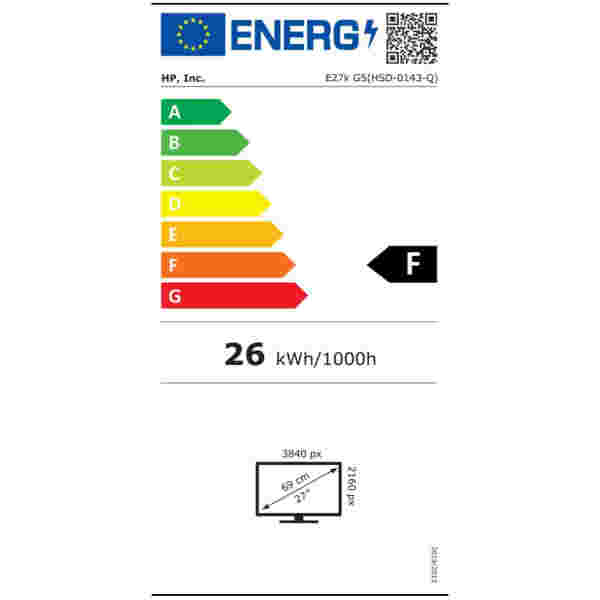 0") E27k G5 3840x2160 IPS 5ms HDMI DisplayPort USB-C 65W 3xUSB3.2 Pivot Zvočniki 2x3W  3H sRGB99% RJ45