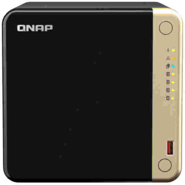 NAS ohišje QNAP TS-464-8G (8GB, Celeron N5095) All-In-One server 4x 3.5" SATA 2x M.2 NVMe SSD 4-Bay 2x2,5GBit
