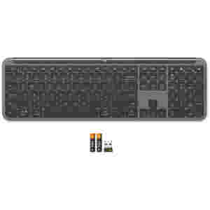 Tipkovnica brezžična + Bluetooth Logitech Signature Slim K950 US international | SLO gravura grafitna (920-012465)