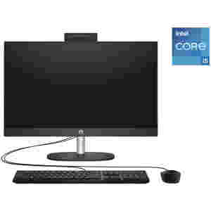 Računalnik AIO HP 60,5 cm 23,8" 1920x1080 ProOne 240 G10 i5-1335U/16GB /512GB/-/Intel UHD HDMI DP /90W-80%/DOS črna (A54ZQET#BED)