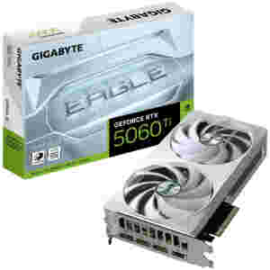 Grafična kartica nVidia RTX5060Ti GigaByte Eagle OC Ice Bela - 16GB GDDR7 (GV-N506TEAGLEOC ICE-16GD)