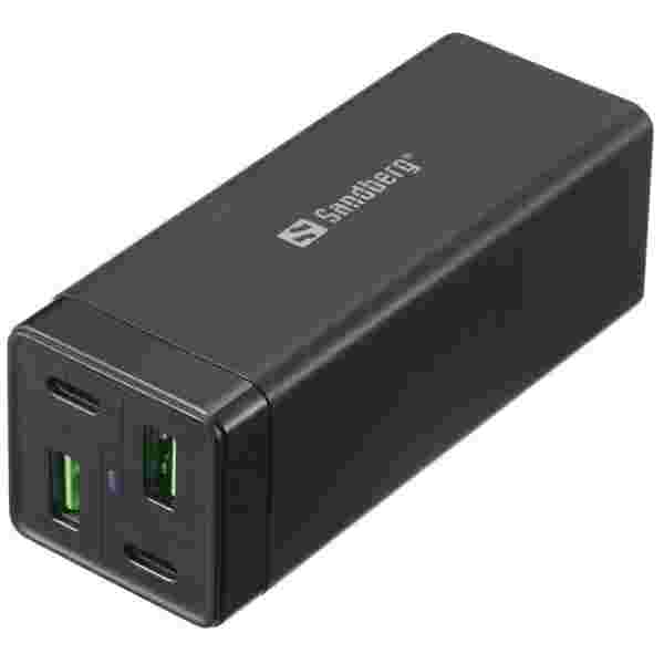 Sandberg 4in1 polnilnik 2x USB-C in 2x USB 65W