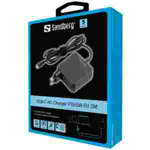Sandberg USB-C polnilnik PD65W EU 2M