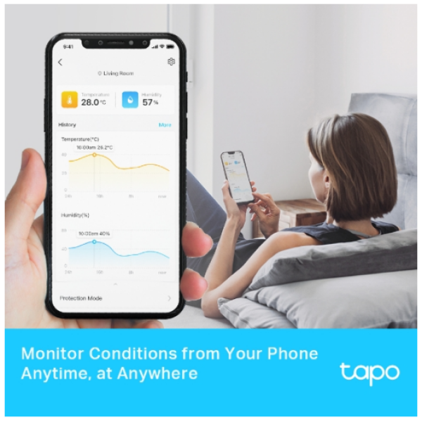 TP-LINK TAPO T315 Smart Temperature & Humidity senzor - Image 2