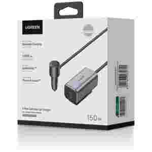 Ugreen 150W avto polnilec s 4 priključki